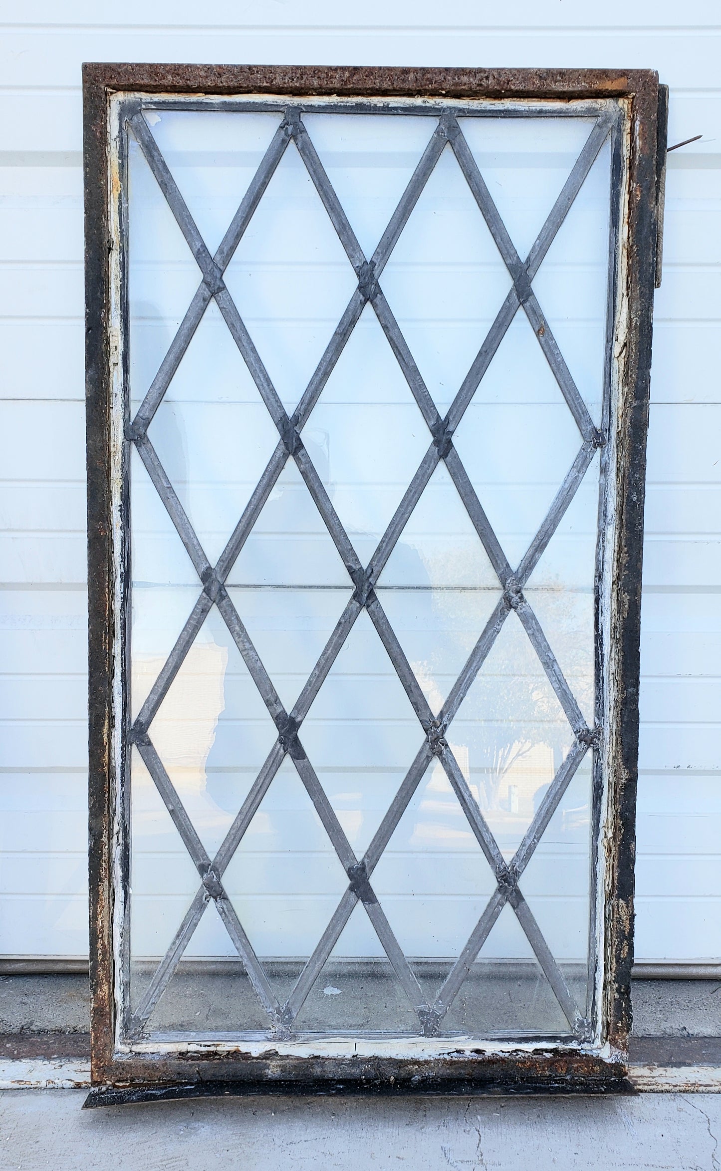 Rectangle Diamond Pane Small Window