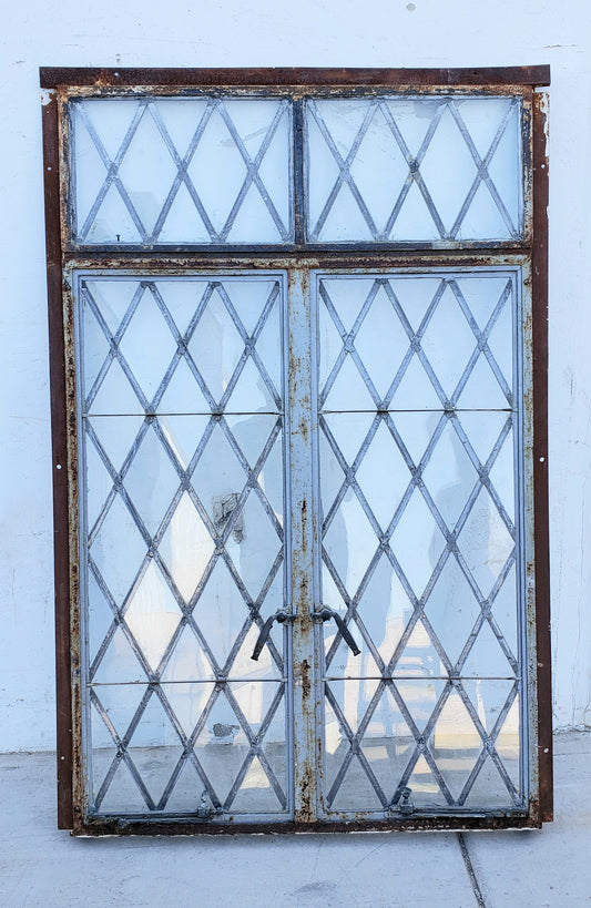Rectangle Diamond Pane Large Window