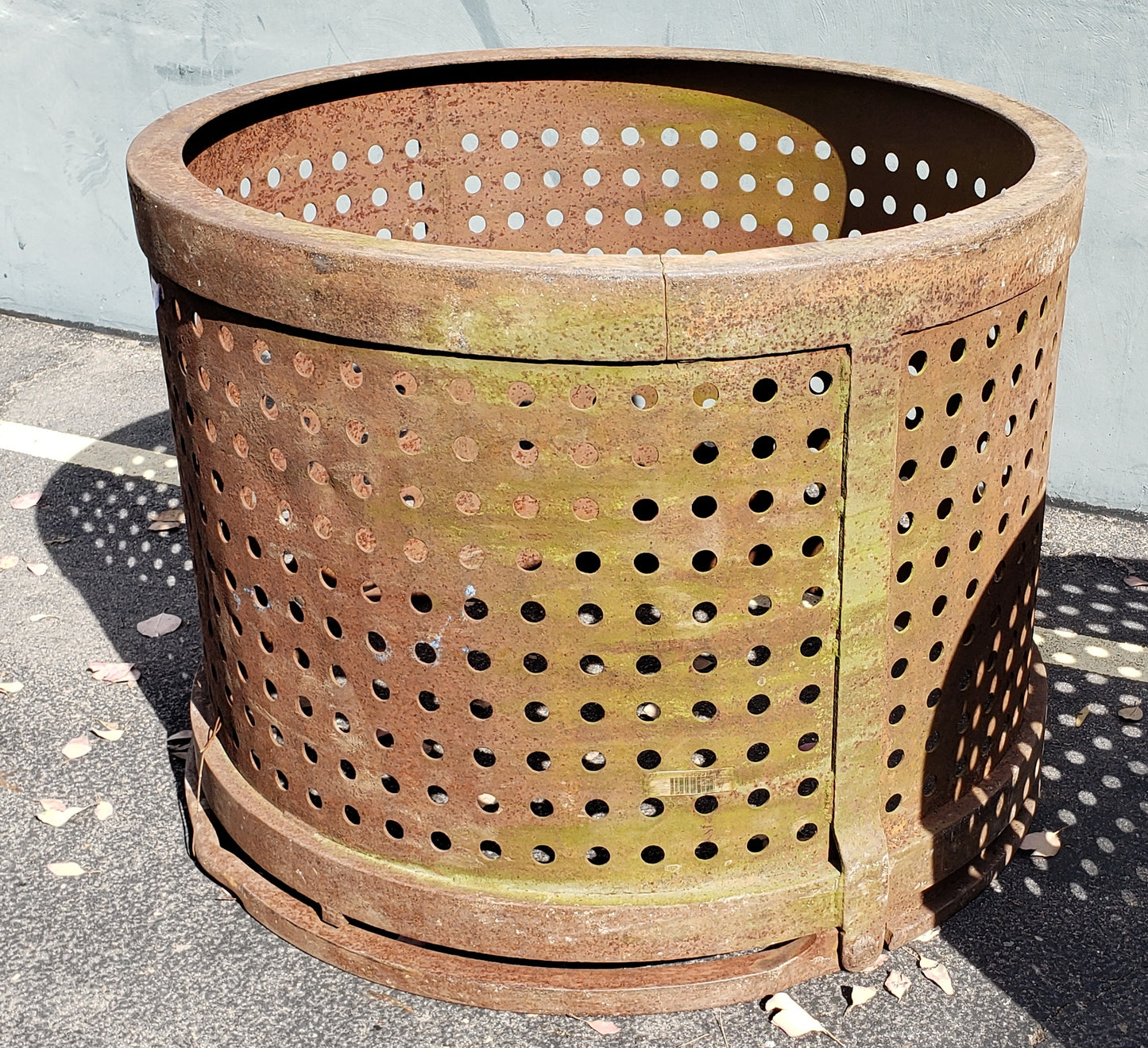 Industrial Iron Cylinder Press/Drum Base