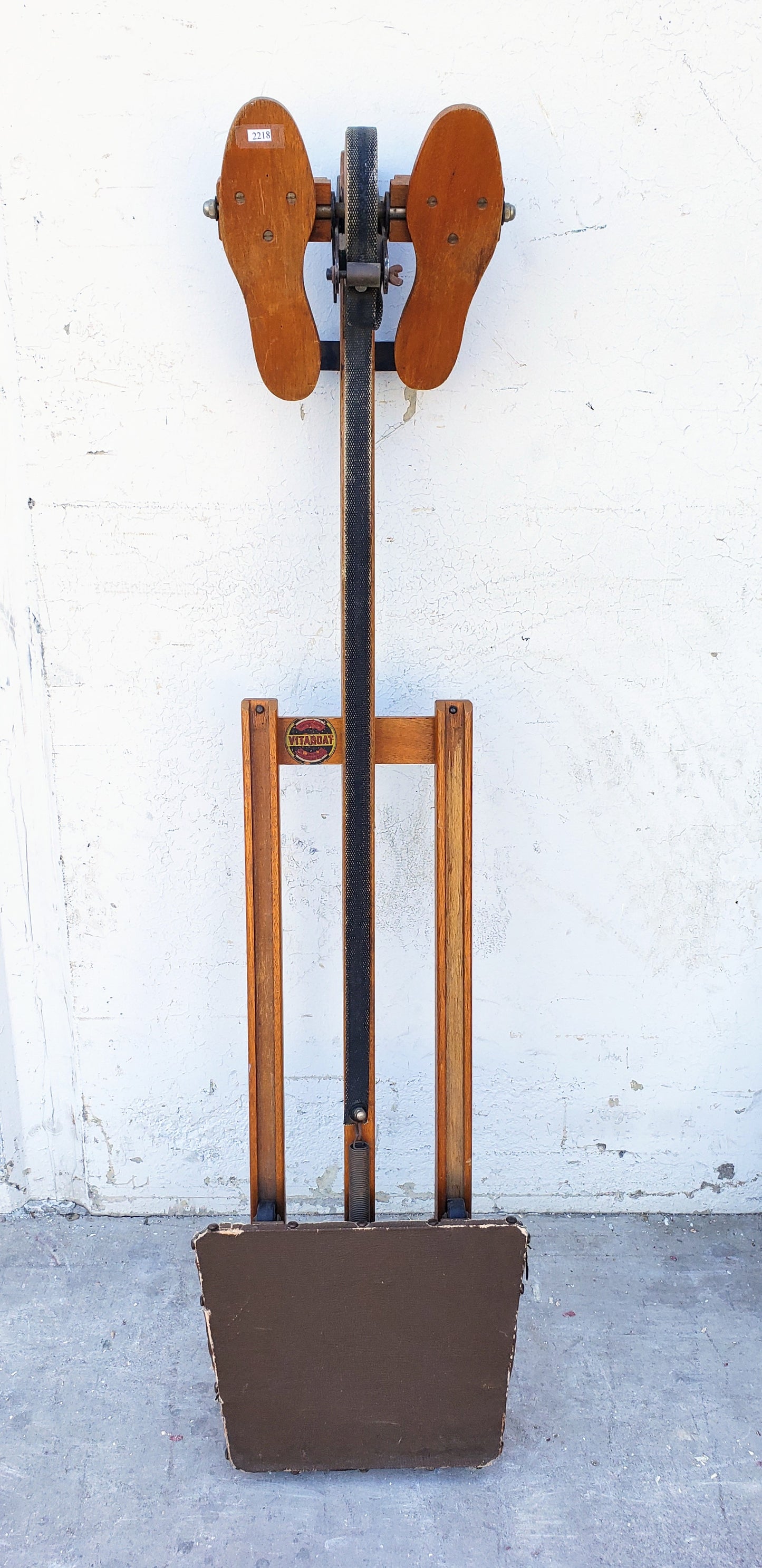 Antique "Vitaboat" Rowing Machine