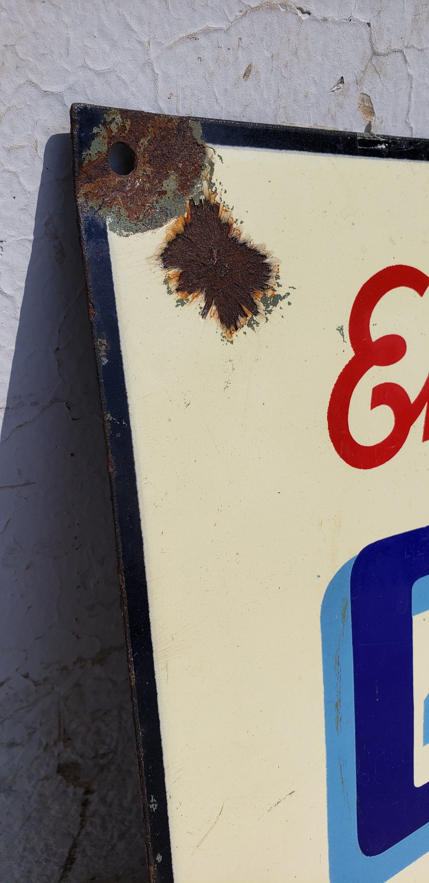 French Enamel Sign "Use Ogilvie Flour"