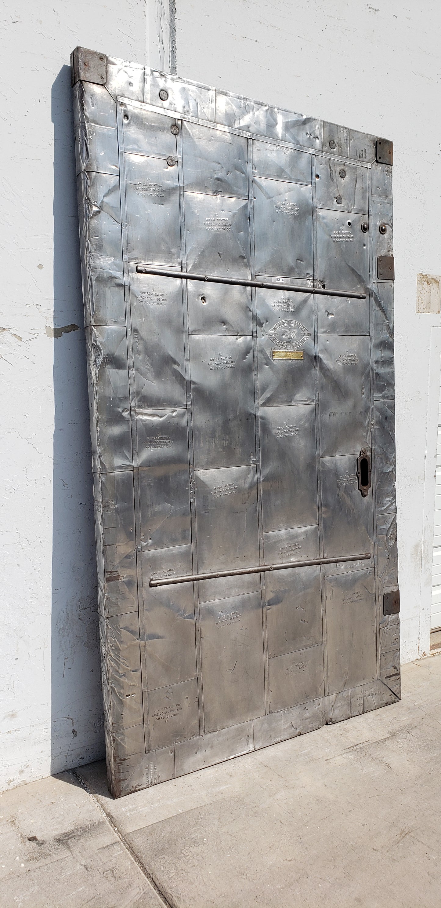 Metal Fire Single Door w/Angled Top