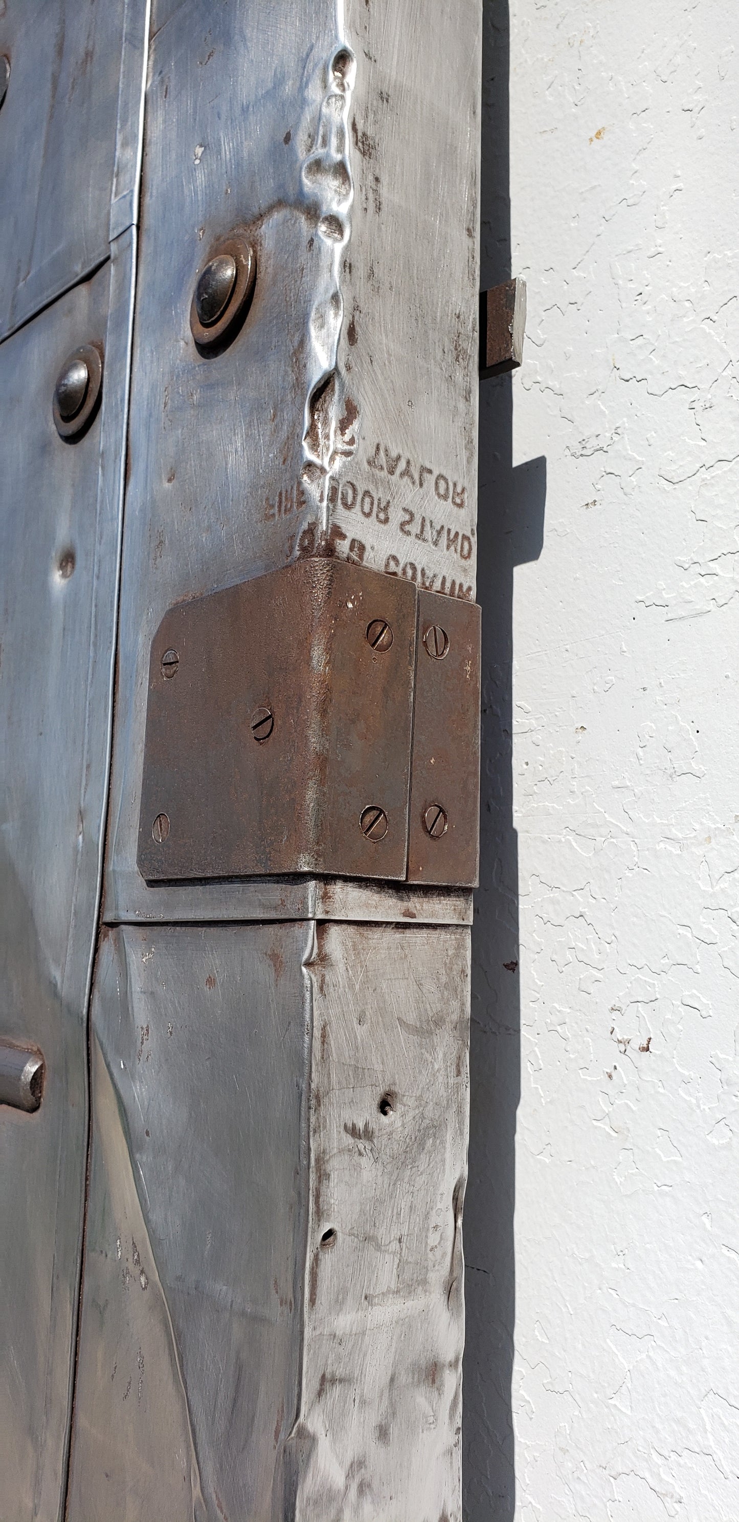 Metal Fire Single Door w/Angled Top