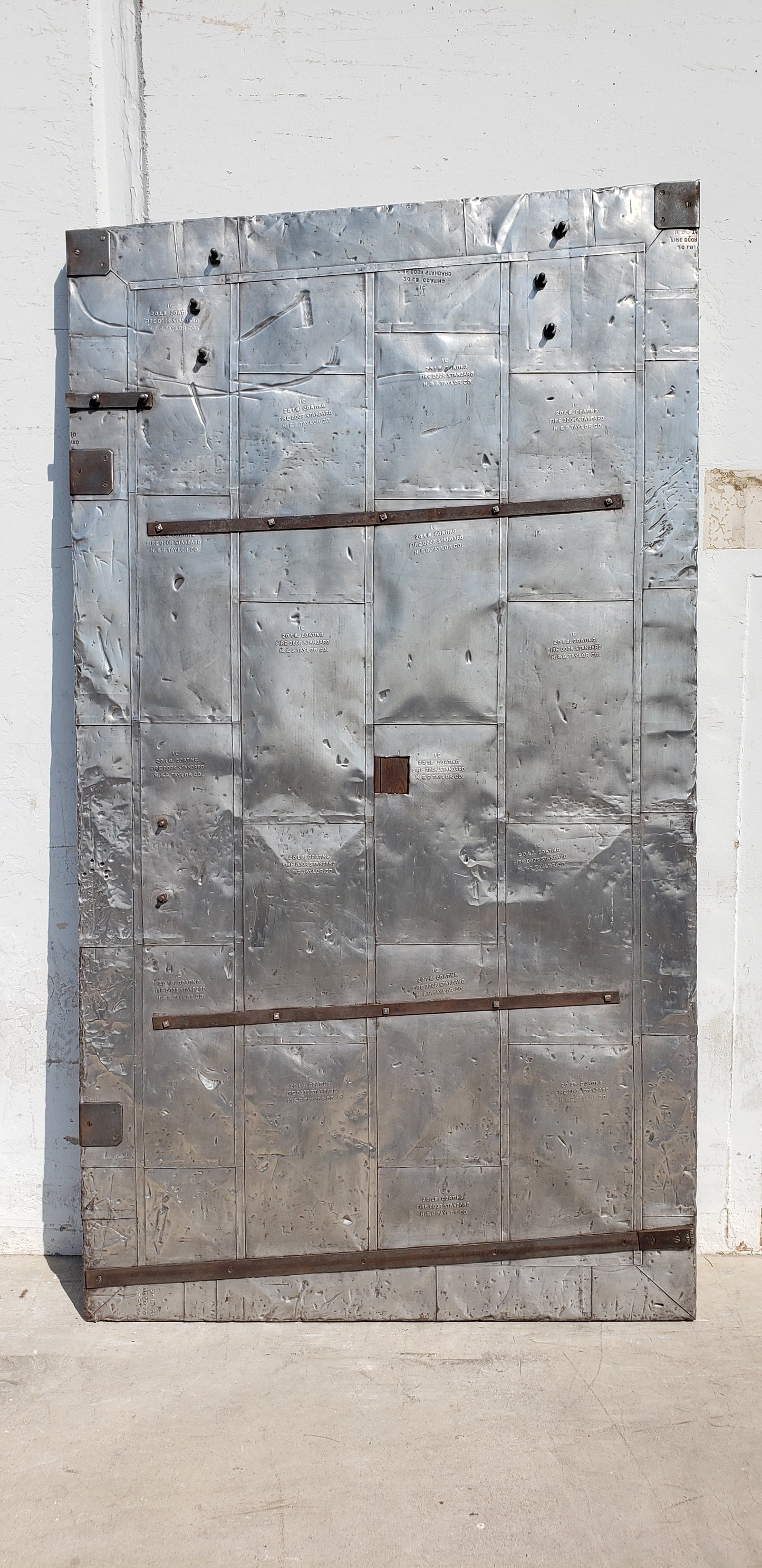 Metal Fire Single Door w/Angled Top