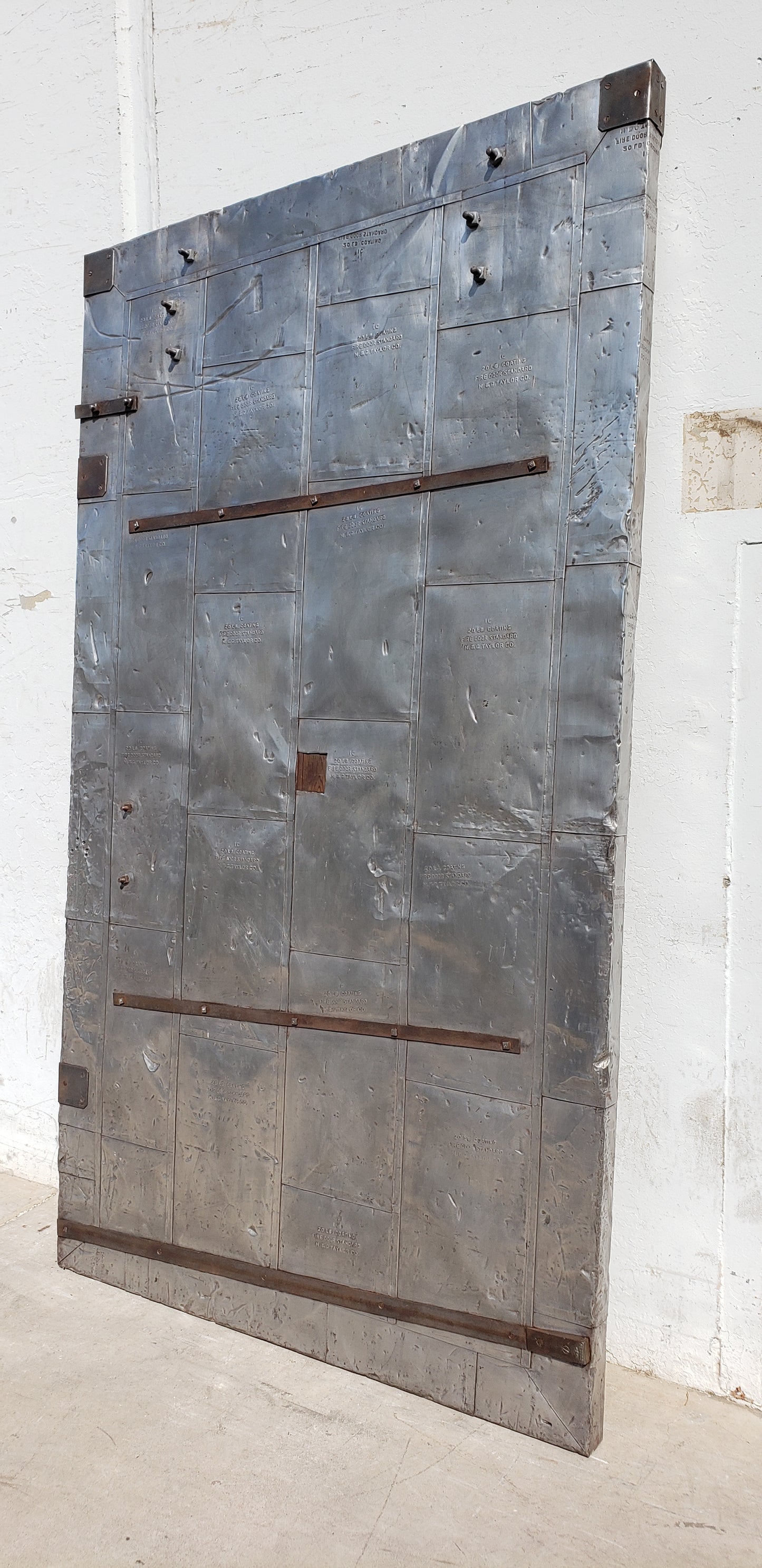 Metal Fire Single Door w/Angled Top