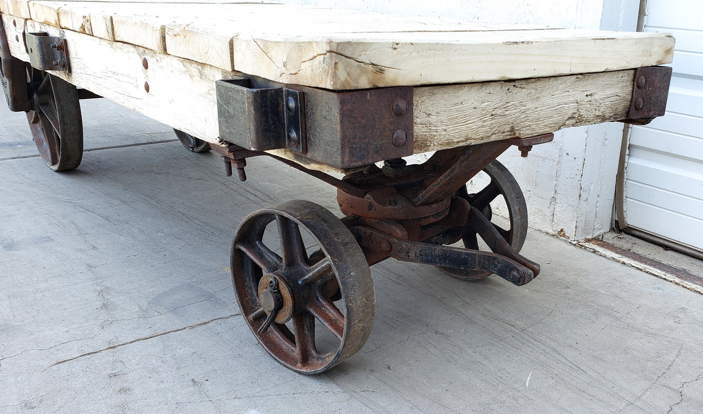 Wooden Coffee Table Trolley