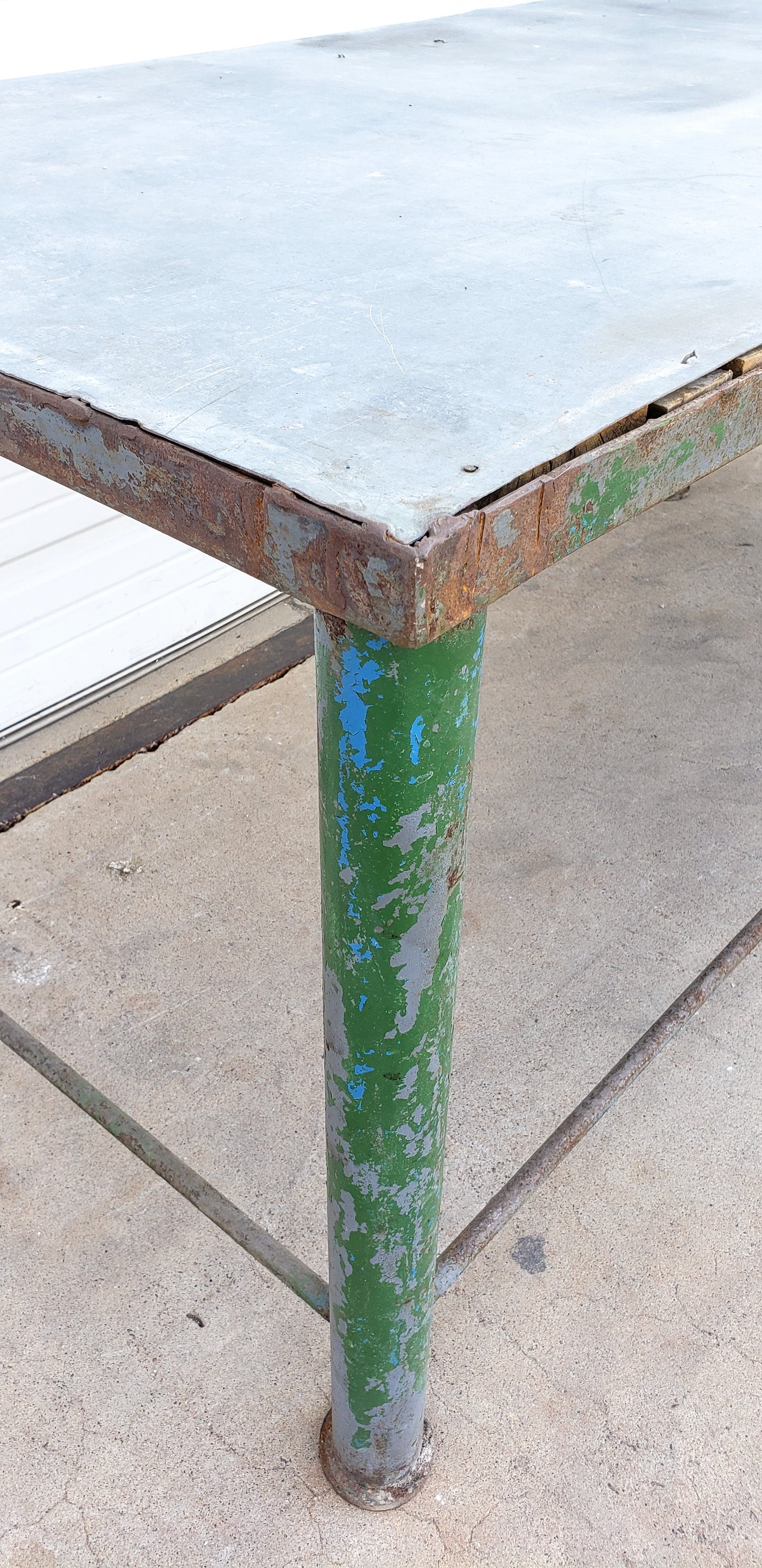 Industrial Iron Work Table