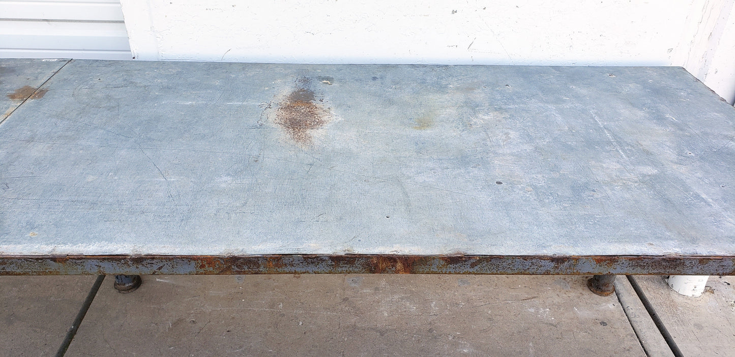 Industrial Iron Work Table