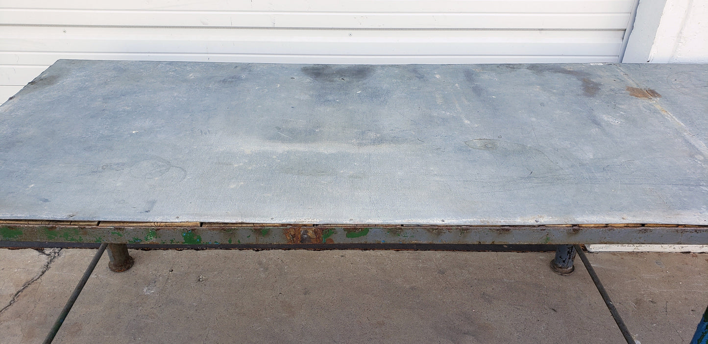 Industrial Iron Work Table
