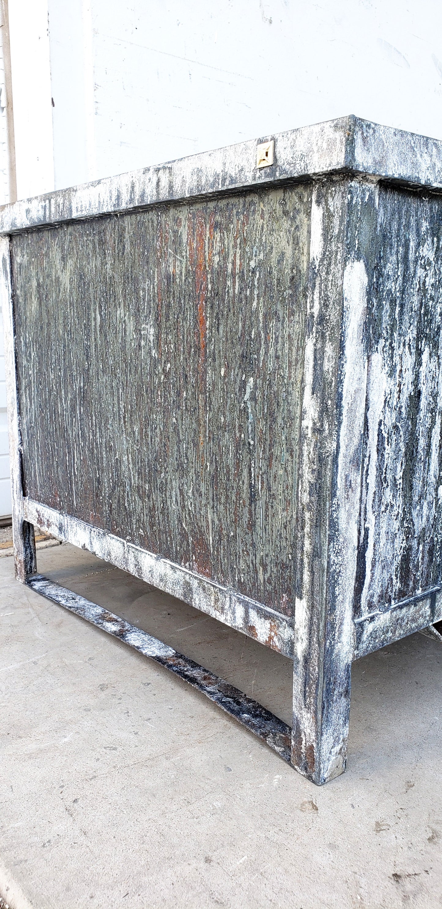 Industrial Iron Planter