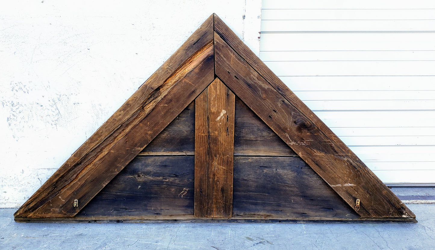 Chippy Yellow Architectural Pediment