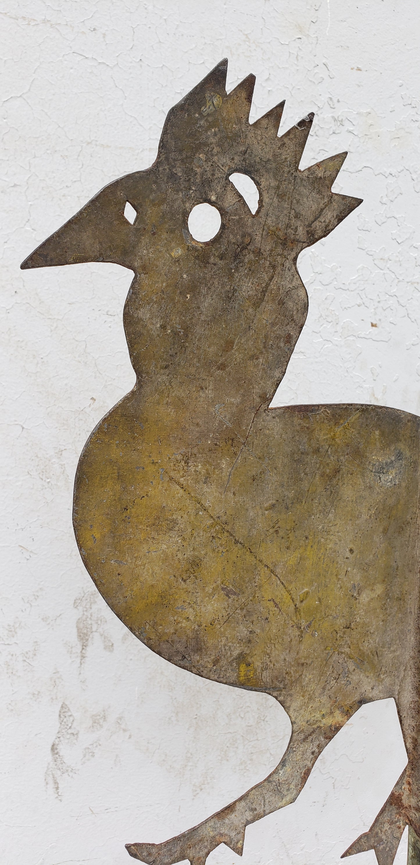 18th Century French Metal Rooster Figure