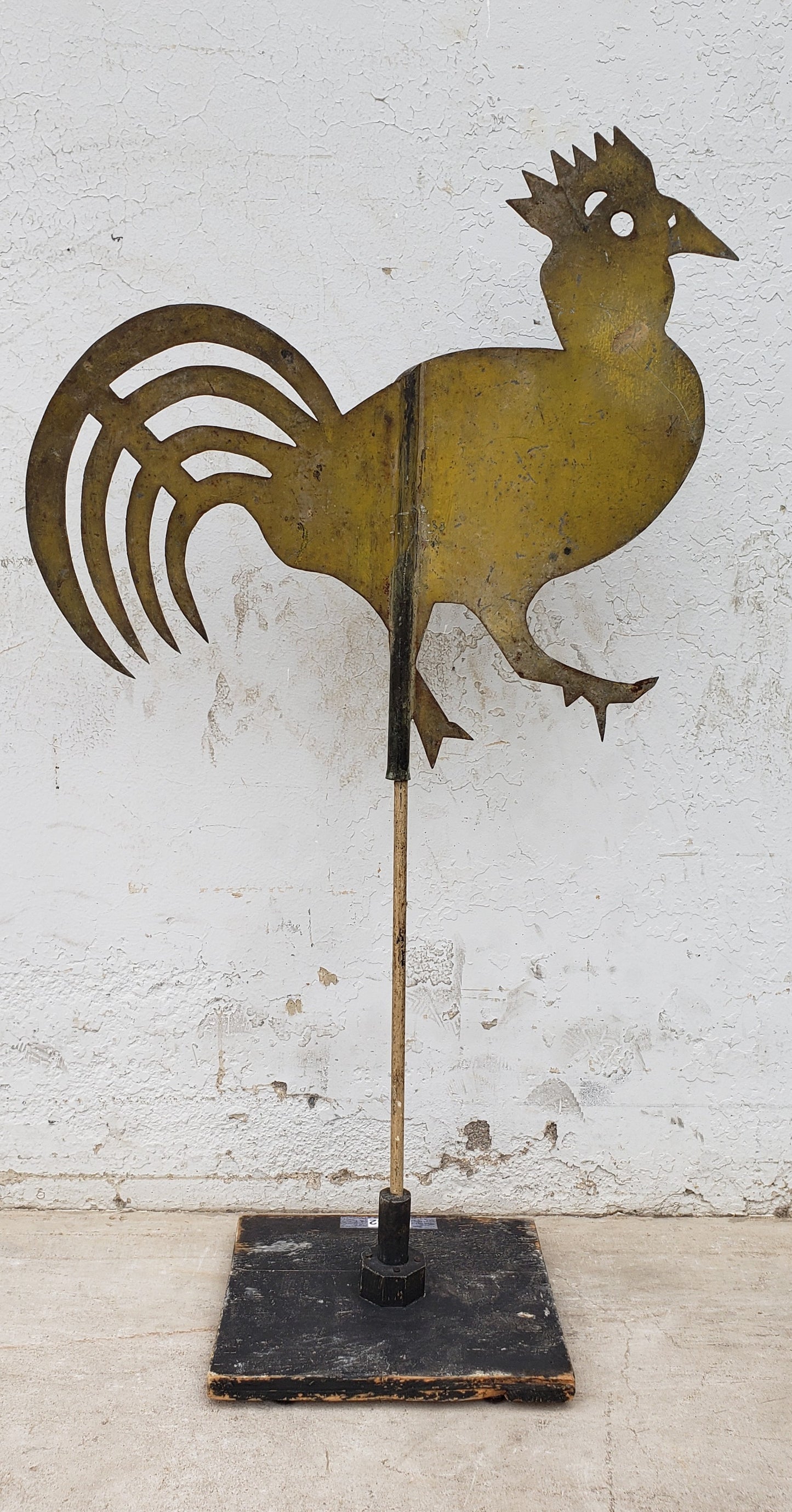 18th Century French Metal Rooster Figure