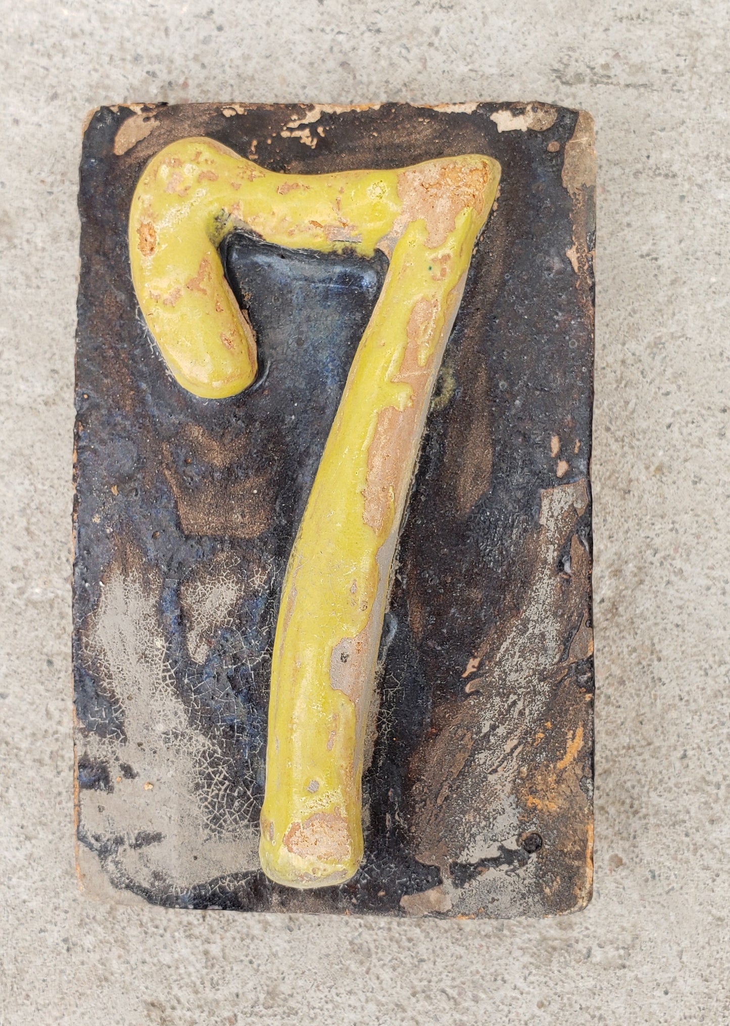 Decorative Ceramic House Address Number Tile