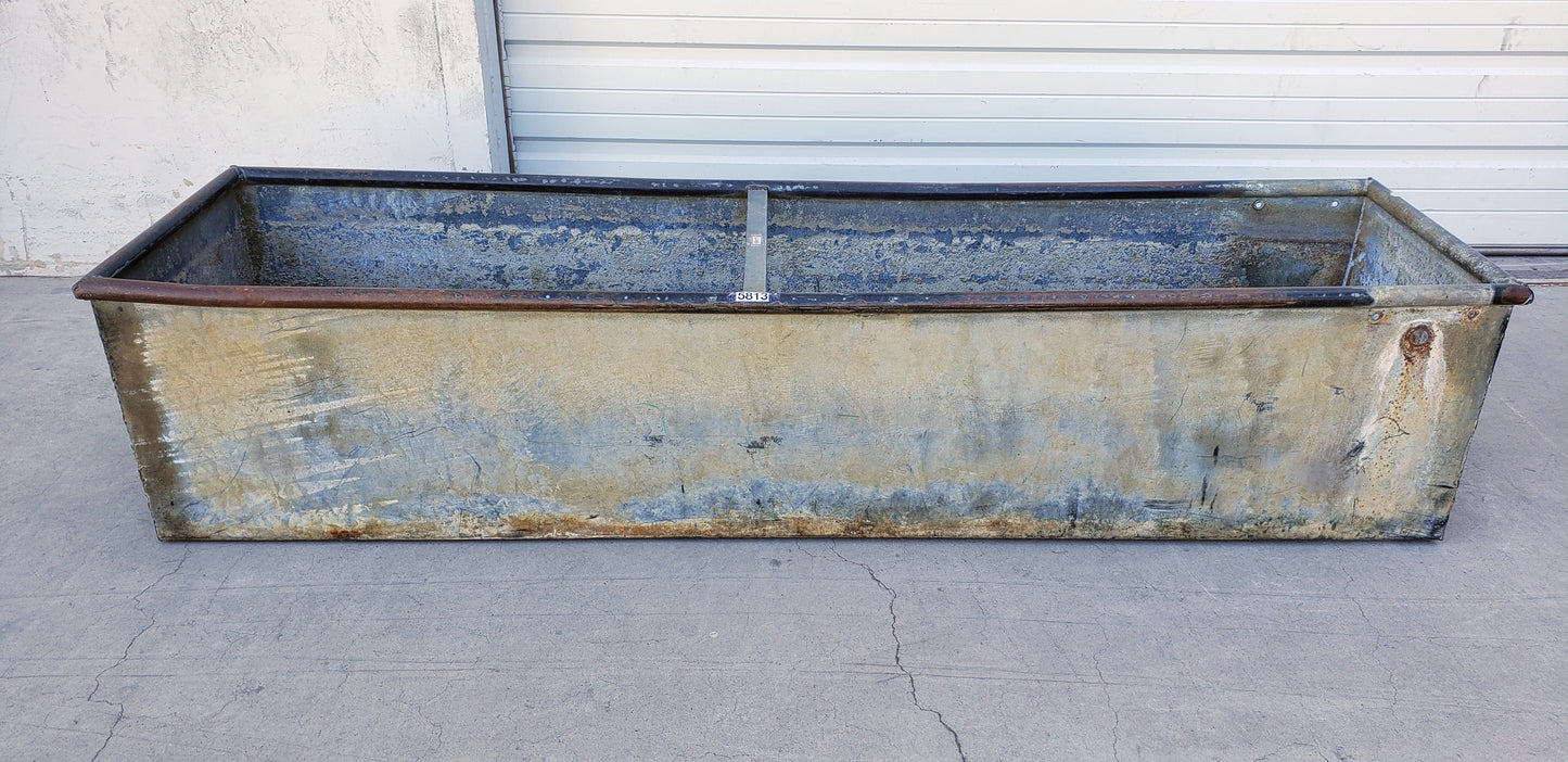 Large Galvanized Metal Trough/Planter