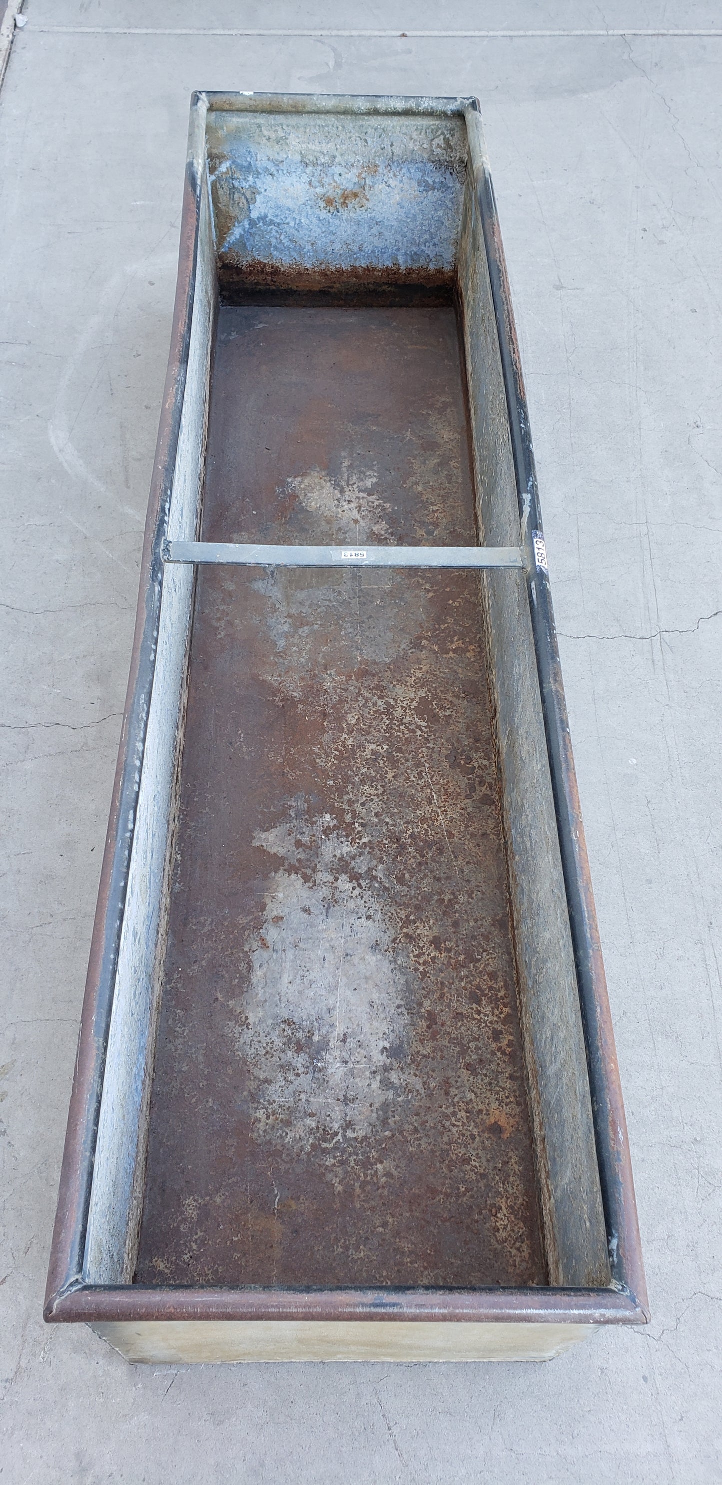 Large Galvanized Metal Trough/Planter