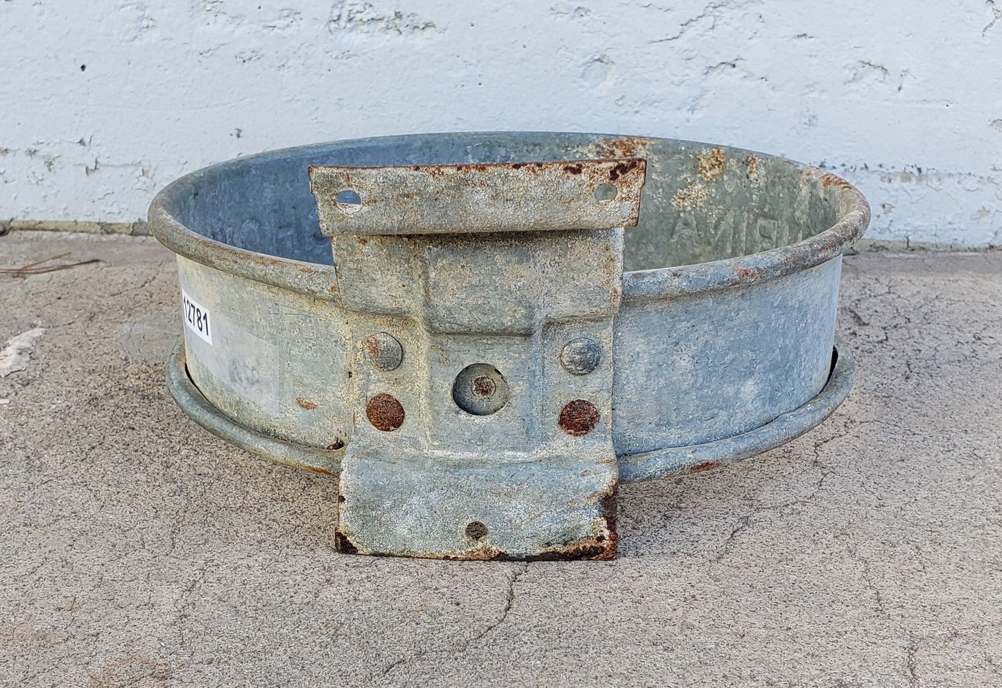 Antique Purina Nursing Chow Bucket Holder