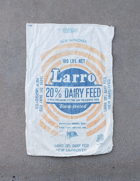 General Mills Laro Dairy Feed Grain Sack