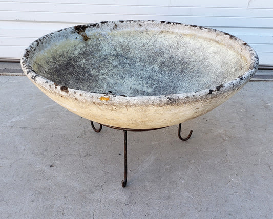 Round Willy Guhl Planter on Stand