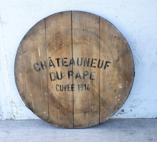 French Wine/Champagne Barrel Top