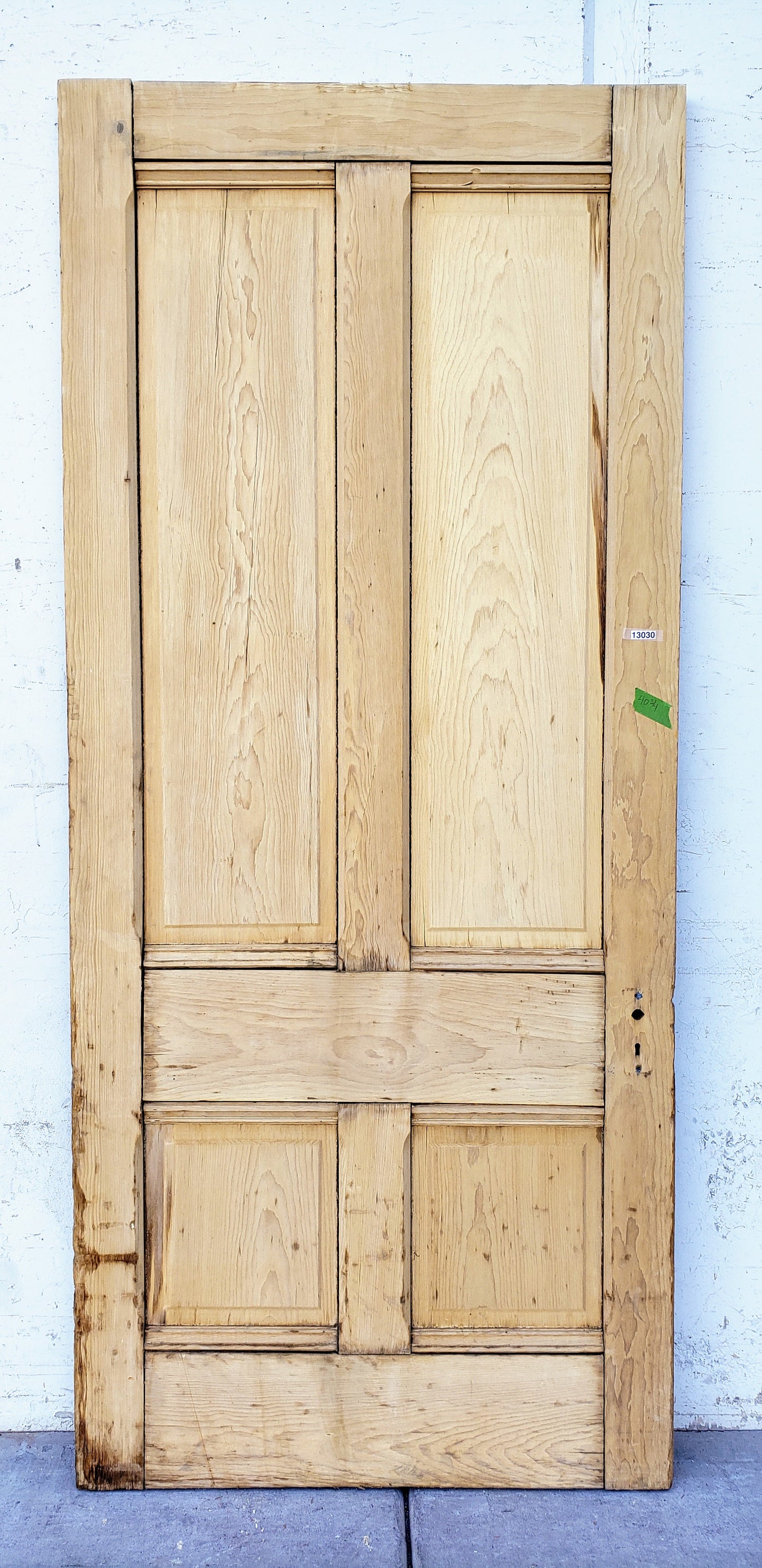Antique Single 4 Panel Wooden Door