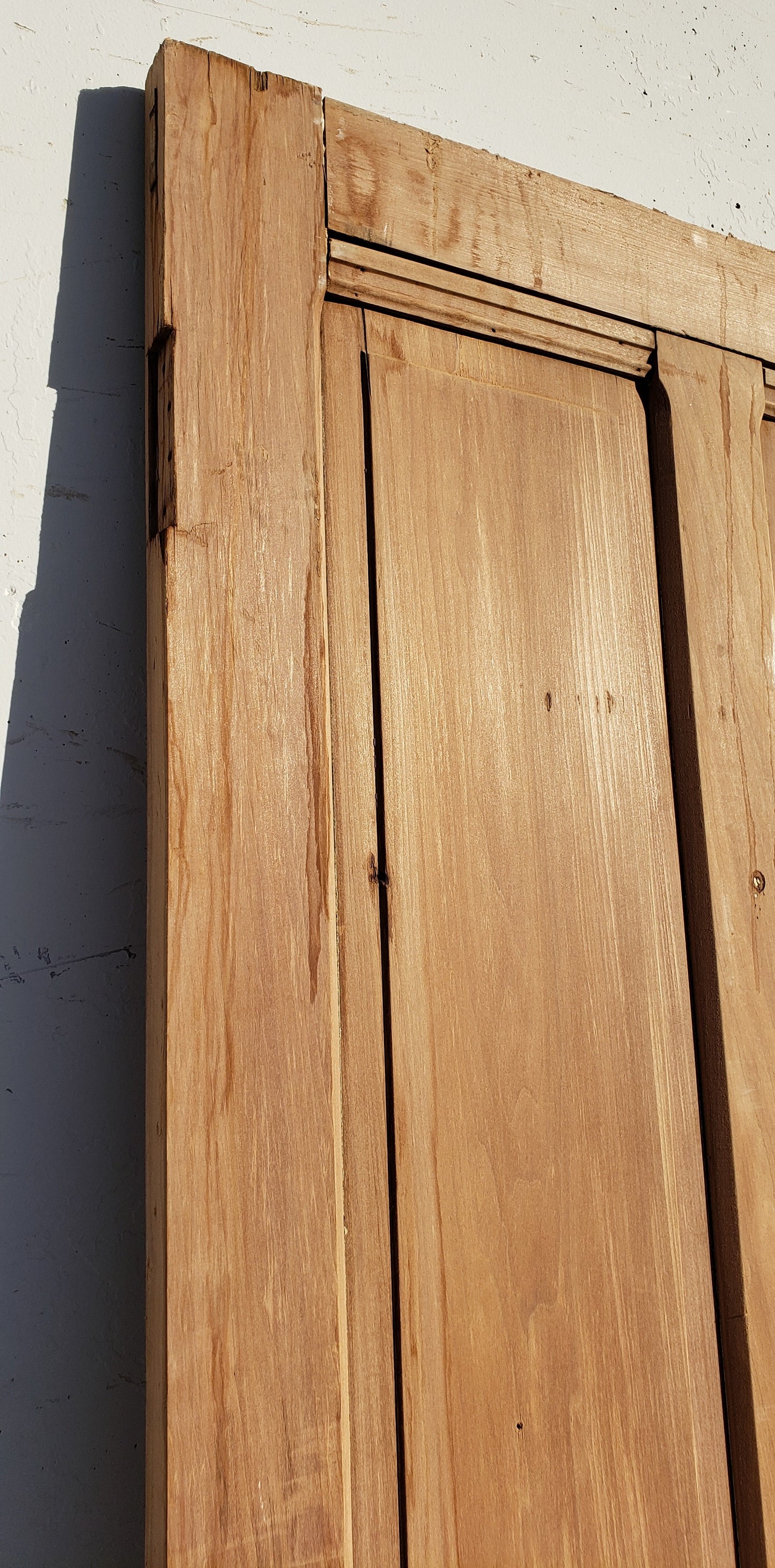 Antique 4 Panel Single Wood Door