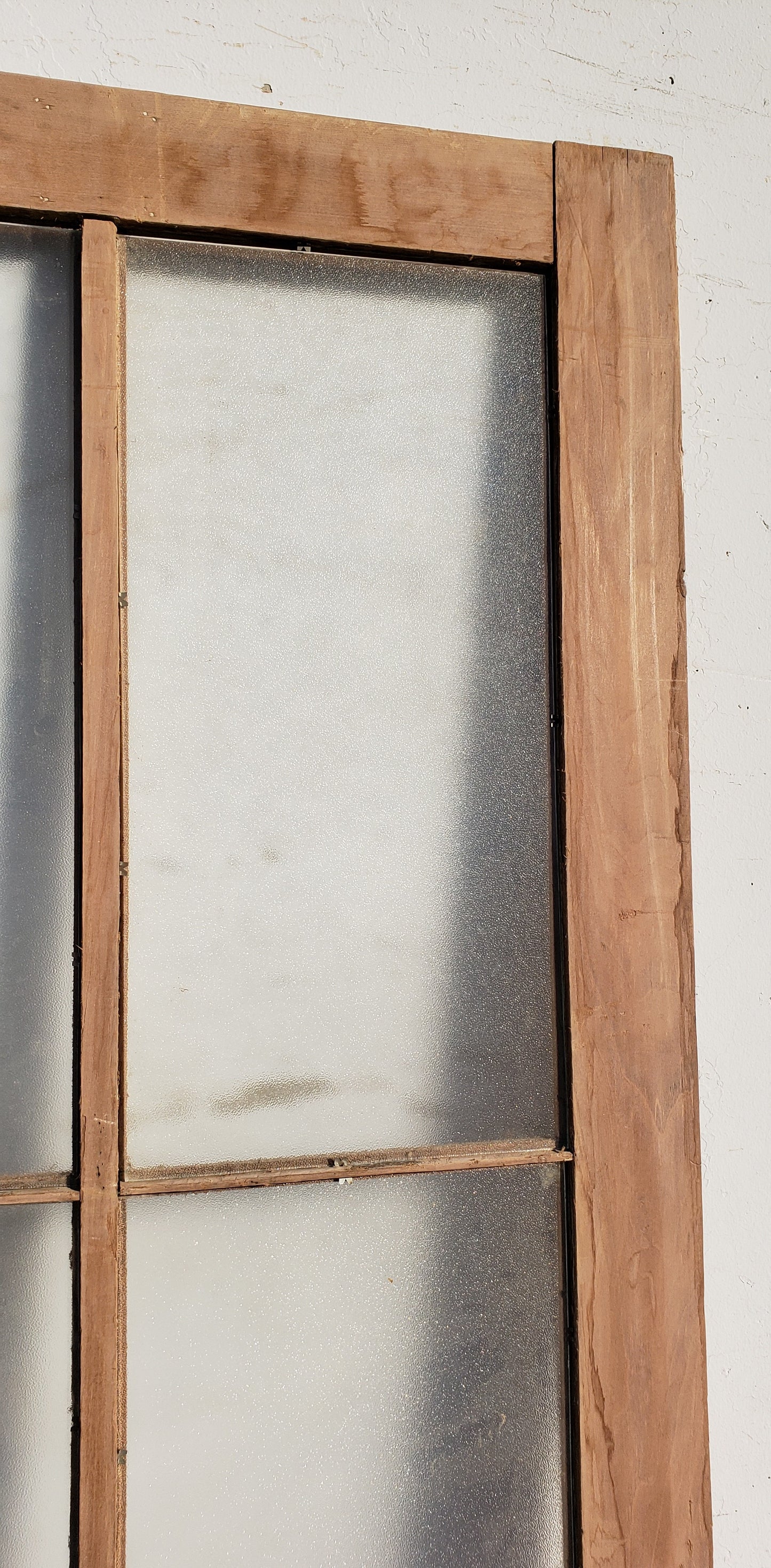 Antique 4 Lite, 2 Pane Single Antique Door
