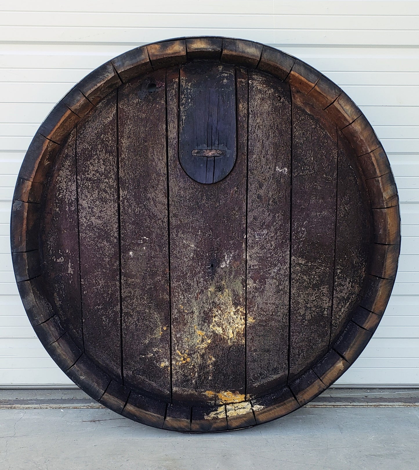 Large French Wine Barrel Front from Chateau Yquem