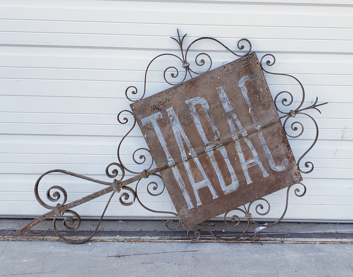 Double-Sided French Tabac Sign from Le Bosc France