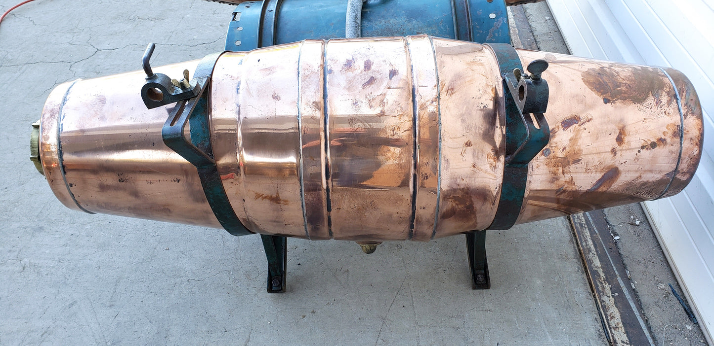 Mule Saddle with Copper Kegs from L'isle-sur-la-Sorgue, France