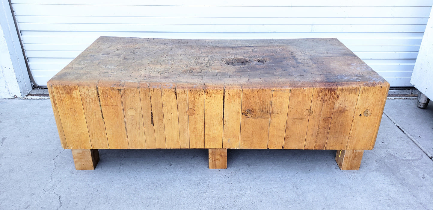 Butcher Block Coffee Table