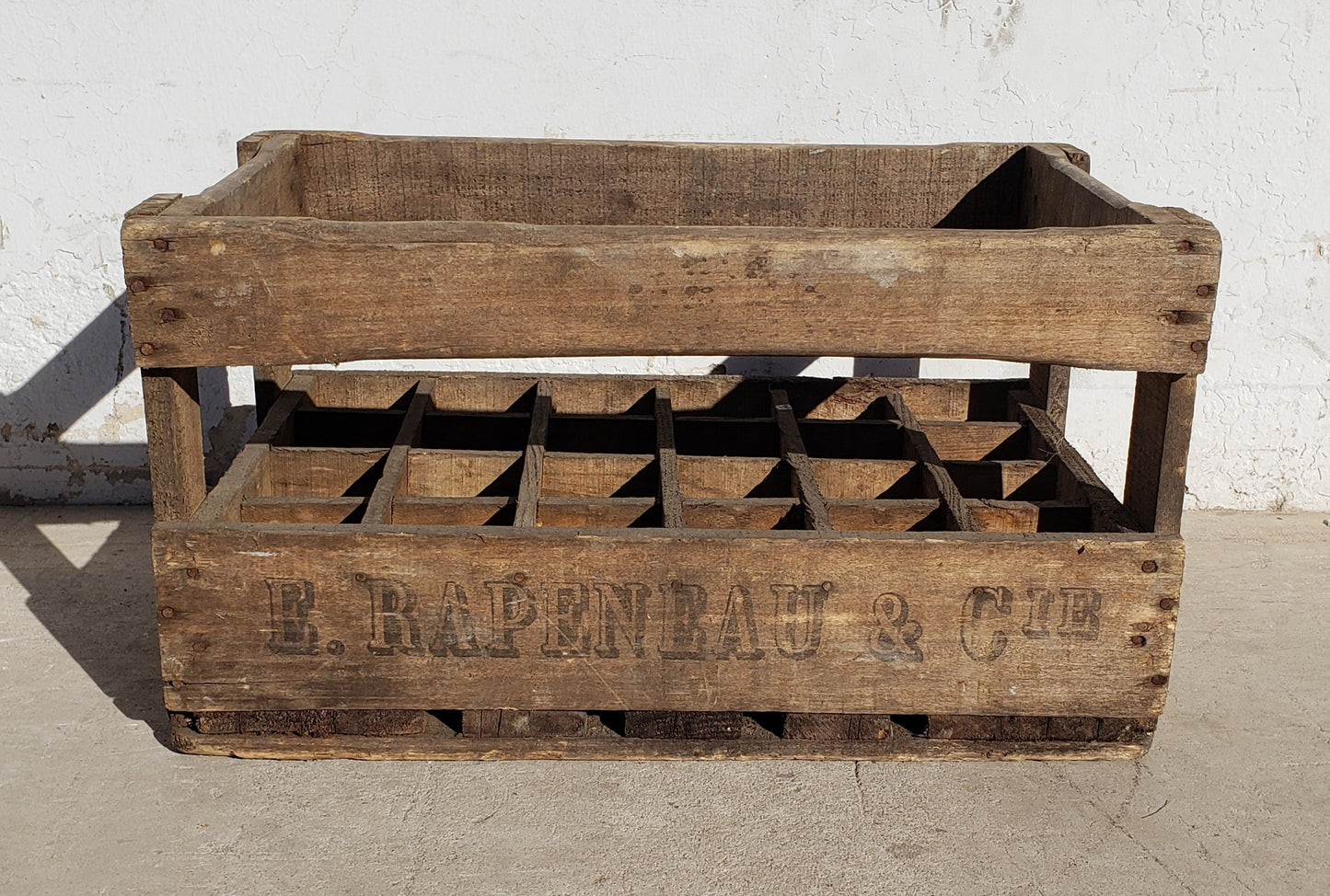 Antique Champagne Bottle Crate (Misc Companies)