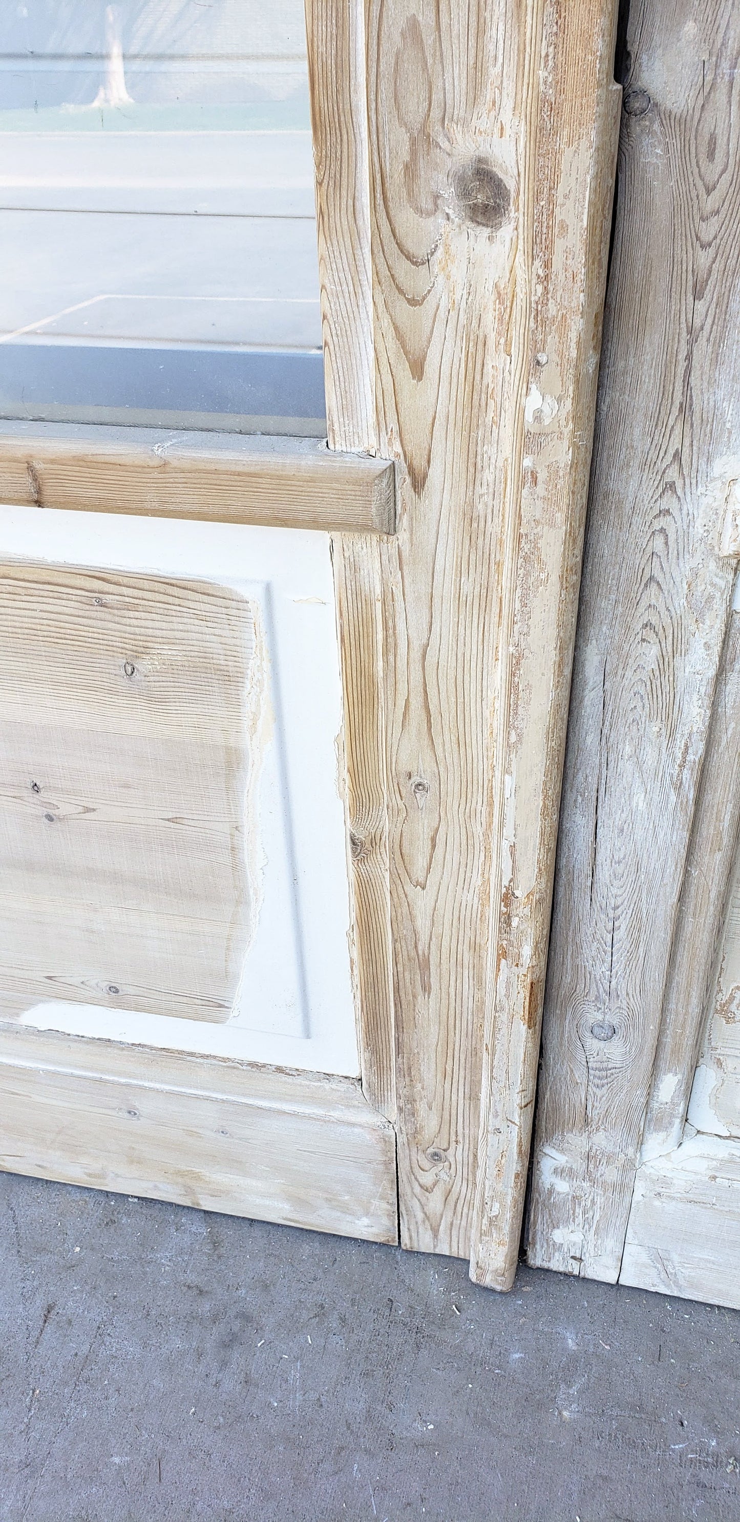 Pair of 4 Lite French Antique Doors