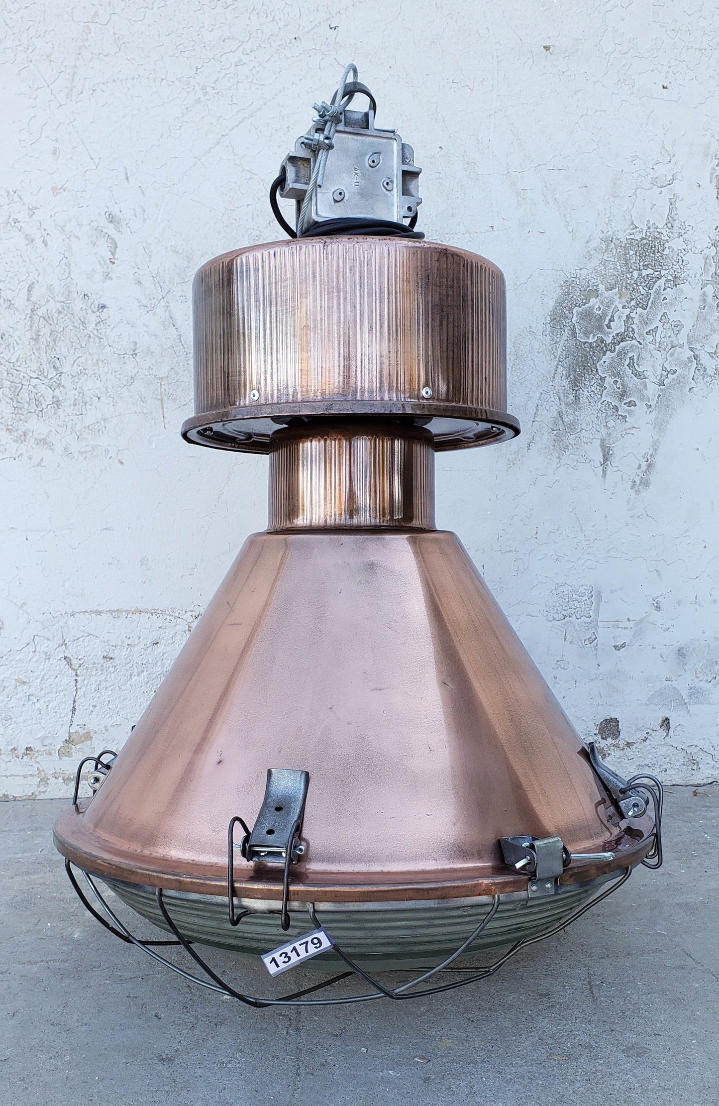 Copper Colored Industrial Factory Pendant Light