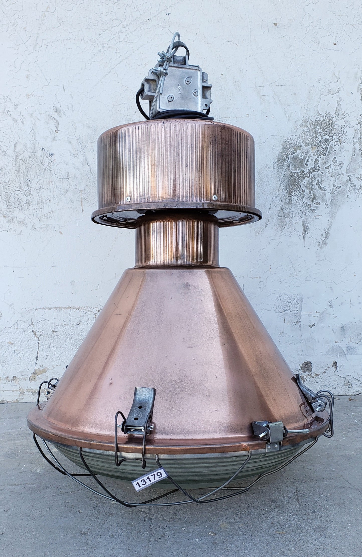 Copper Colored Industrial Factory Pendant Light