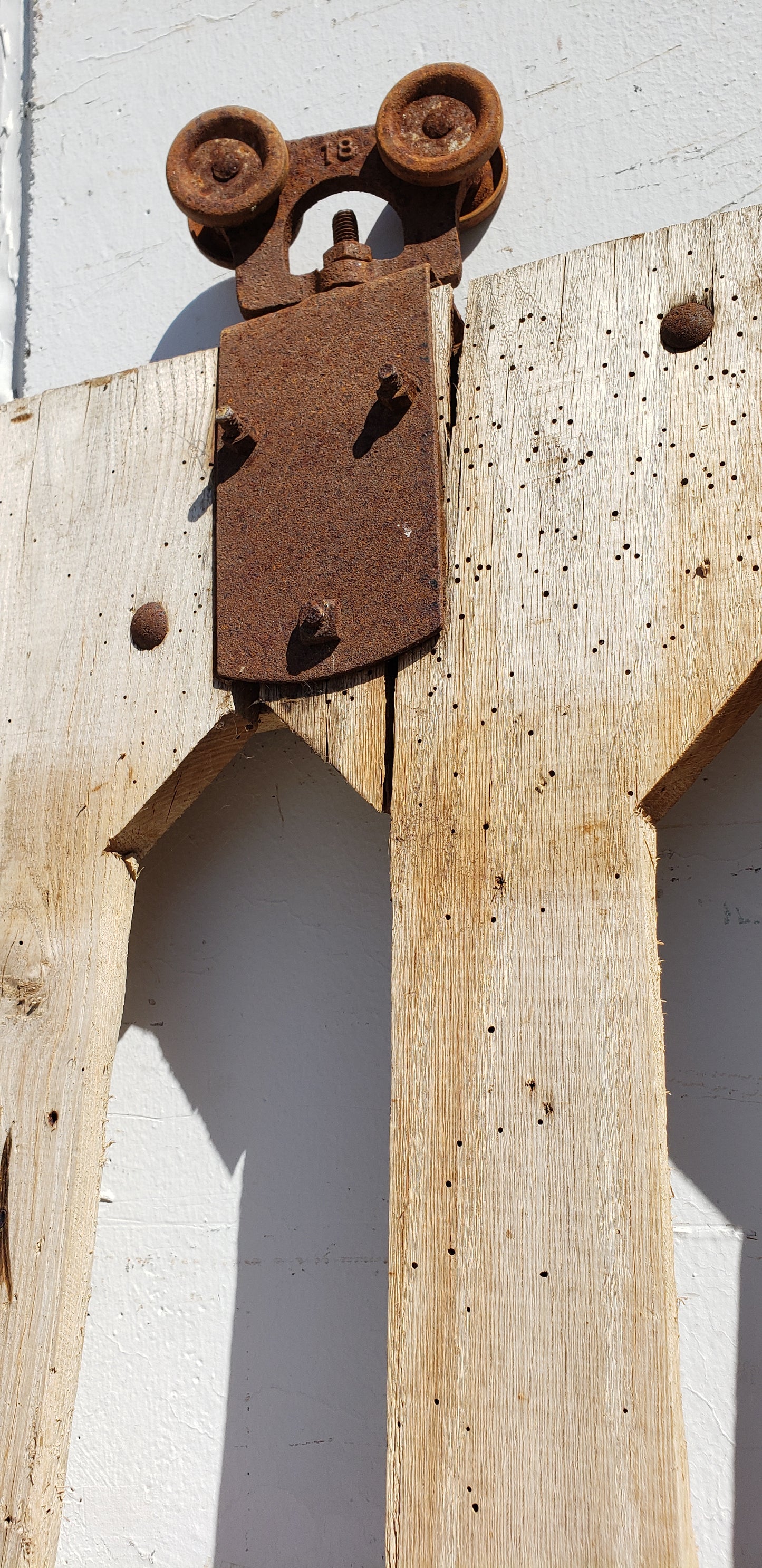 Oak Stall Single Barn Antique Door
