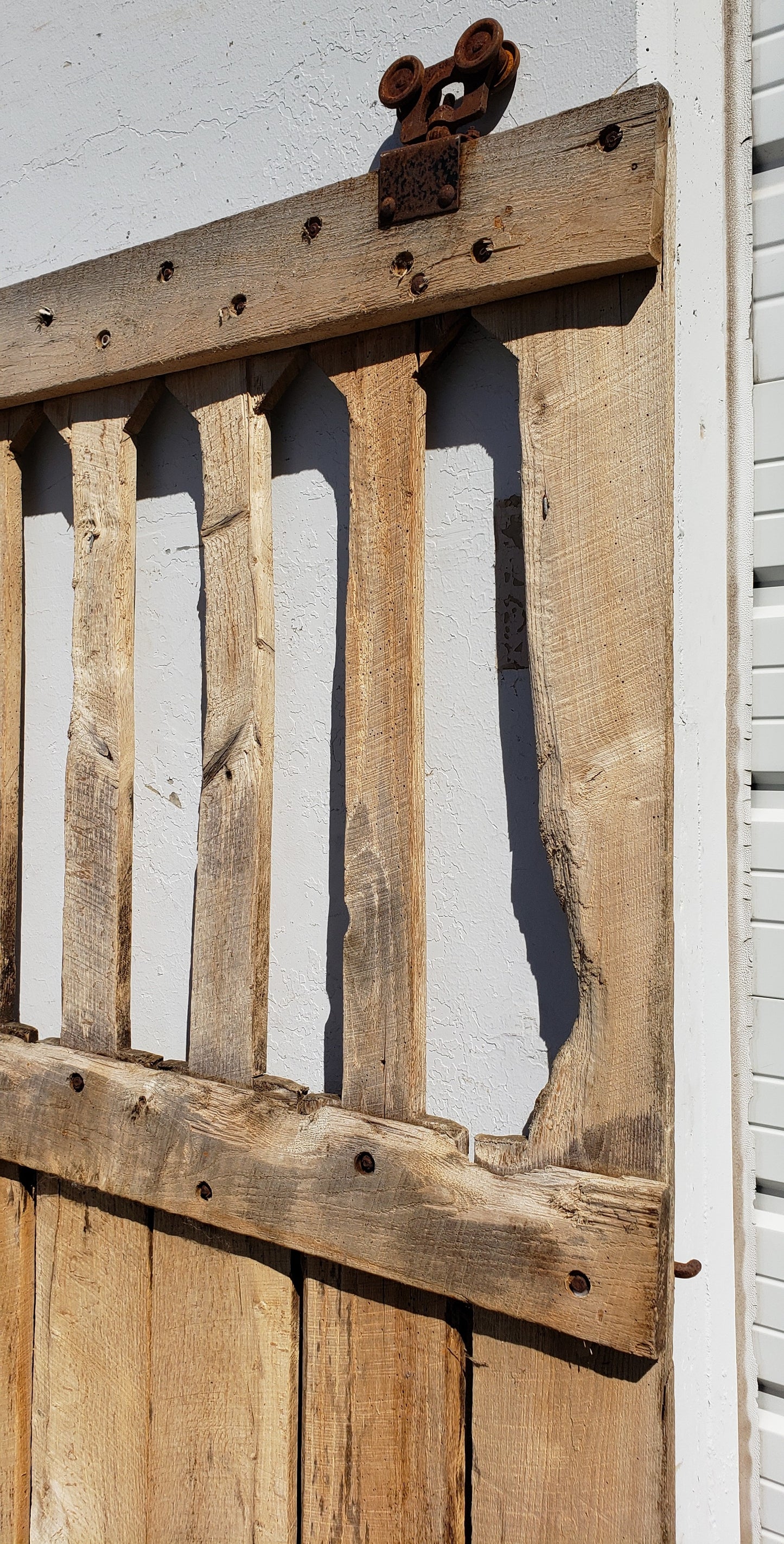 Oak Stall Single Barn Antique Door