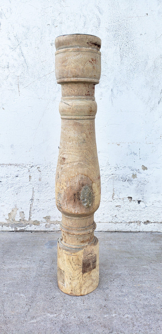 Wooden Candlestick