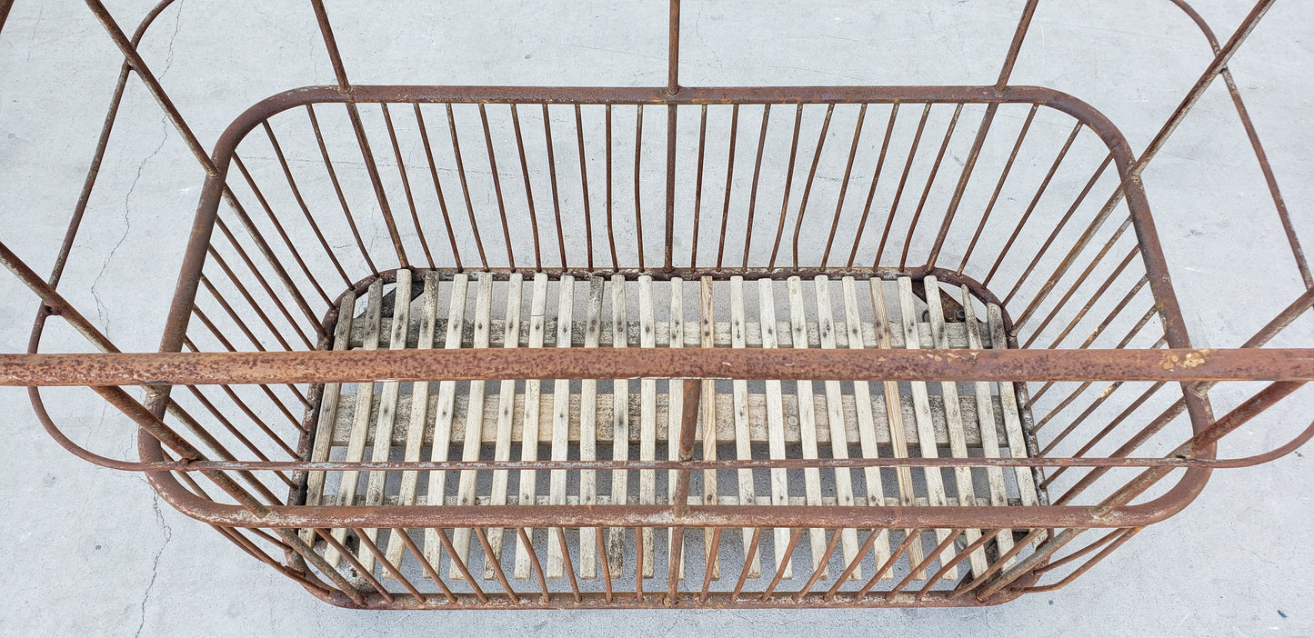 French Baguette Cart on Casters