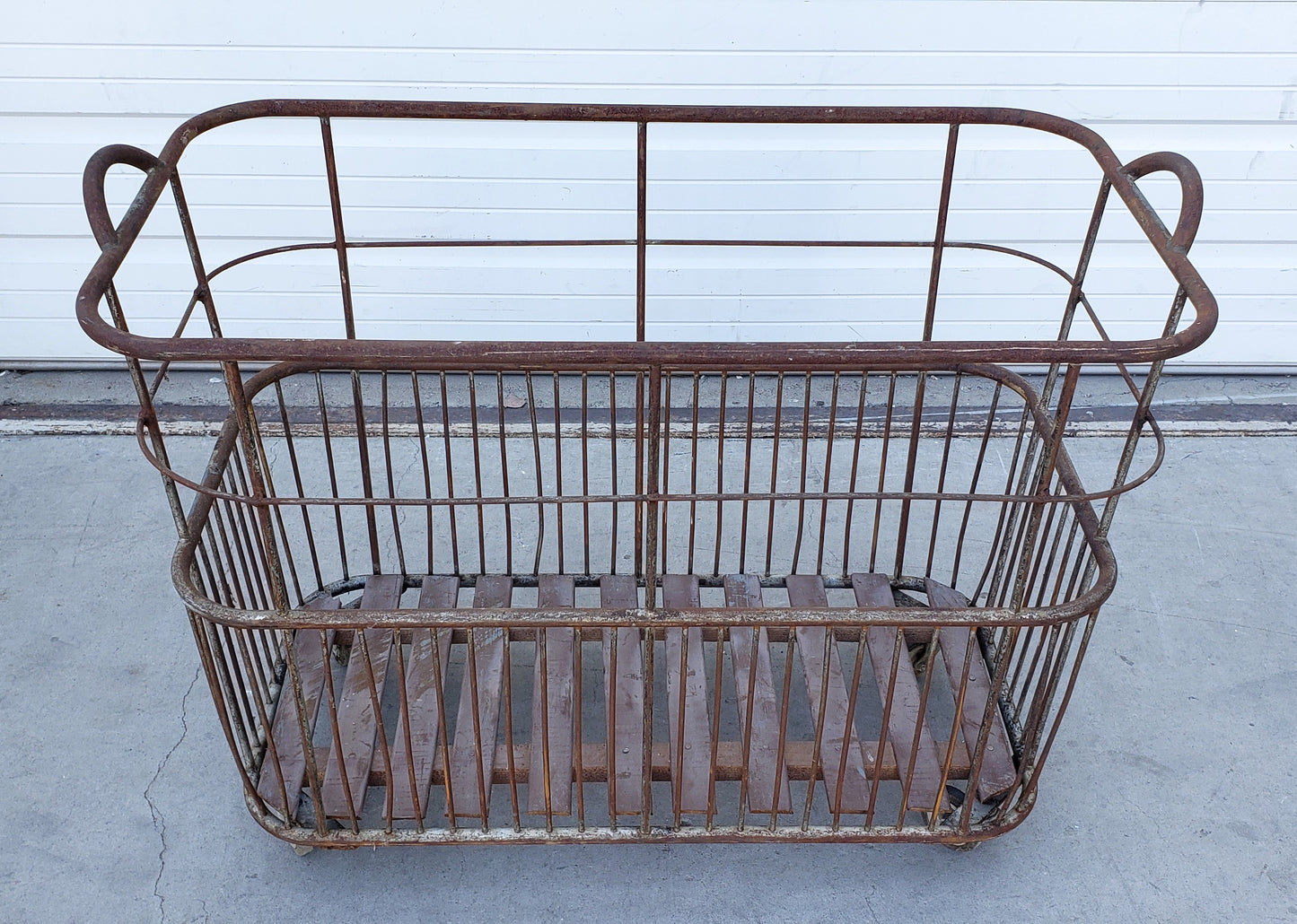 French Baguette Cart on Casters
