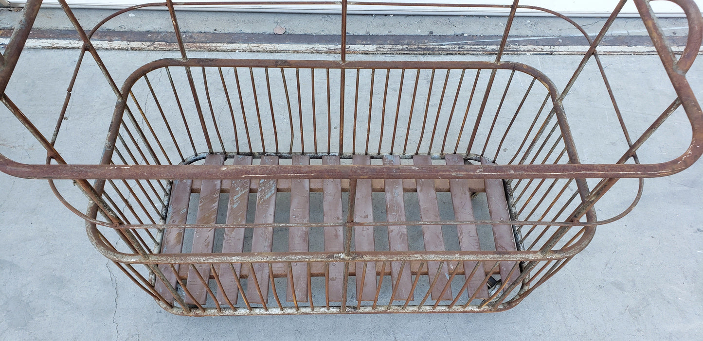 French Baguette Cart on Casters