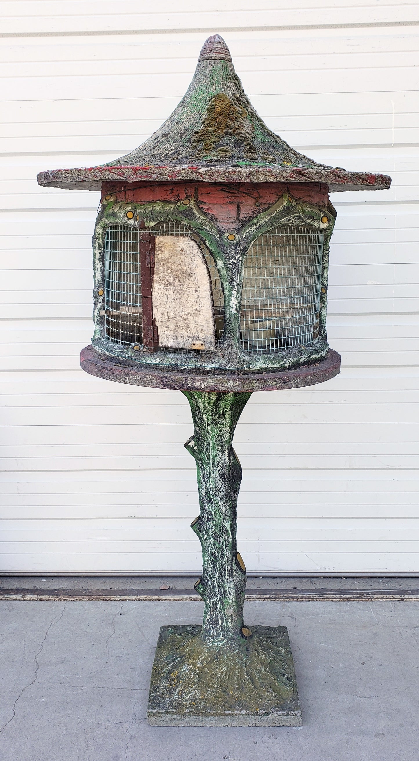 Faux Bois Bird House