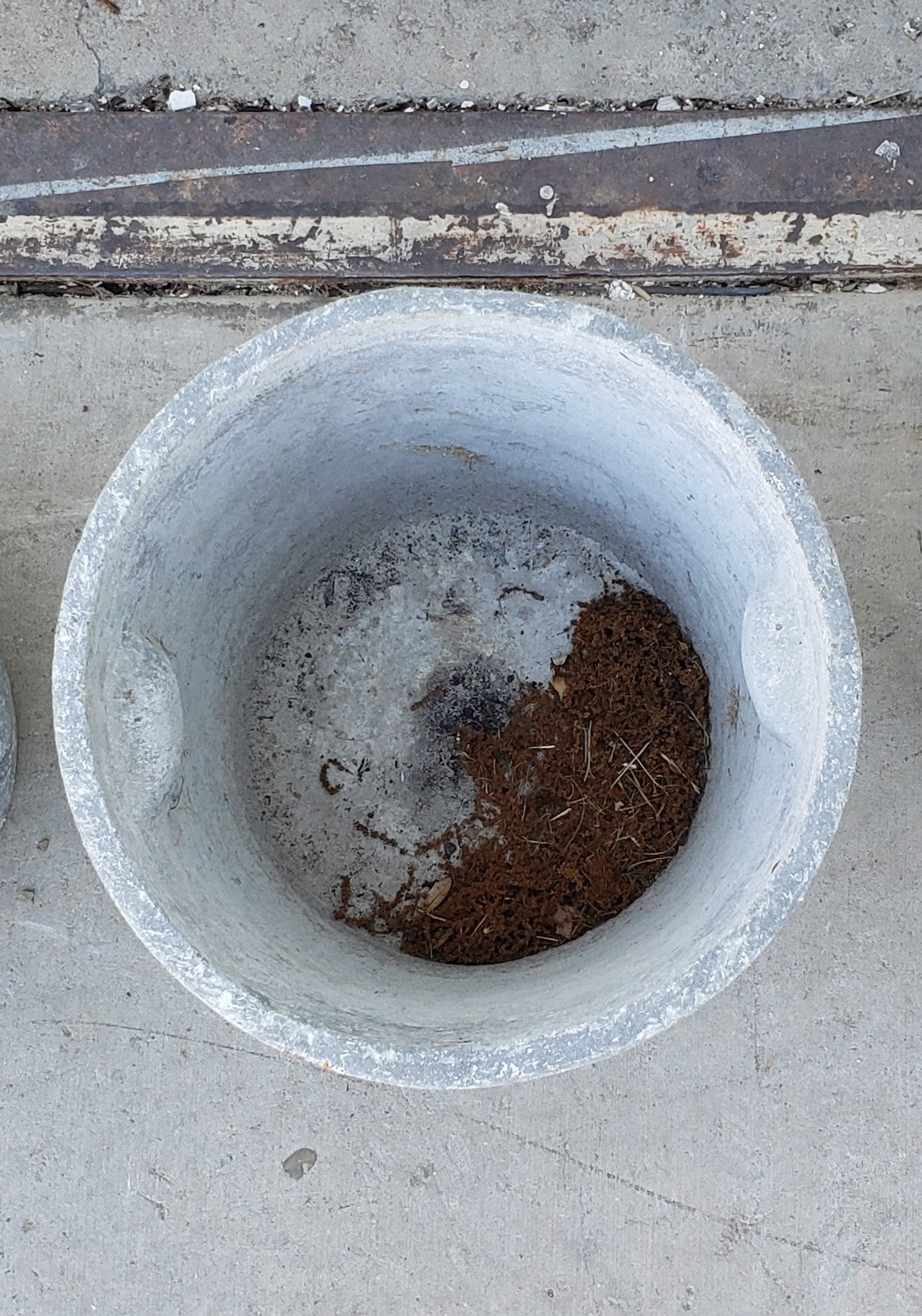 Round Willy Guhl Planter