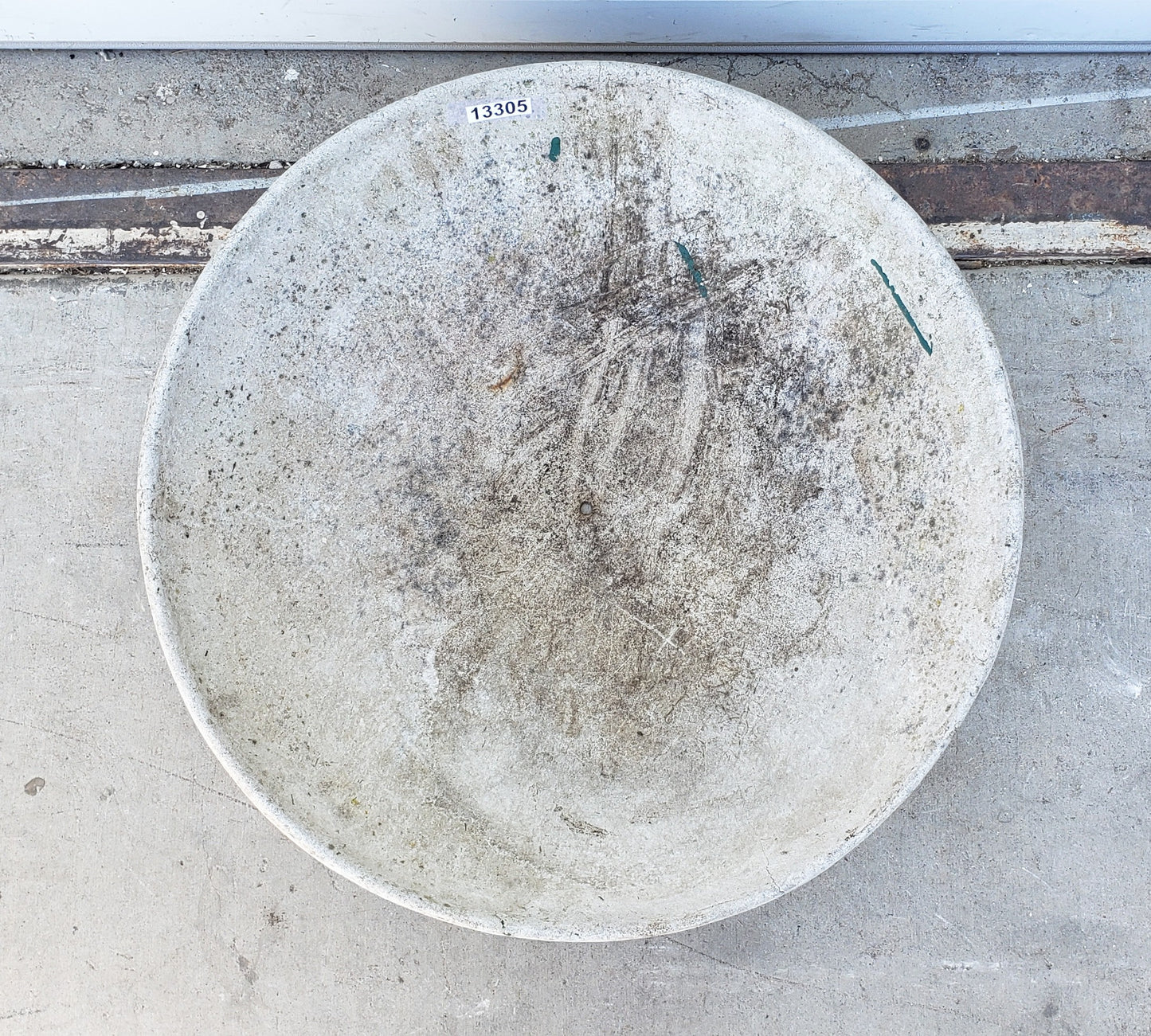 Round Willy Guhl Saucer Planter