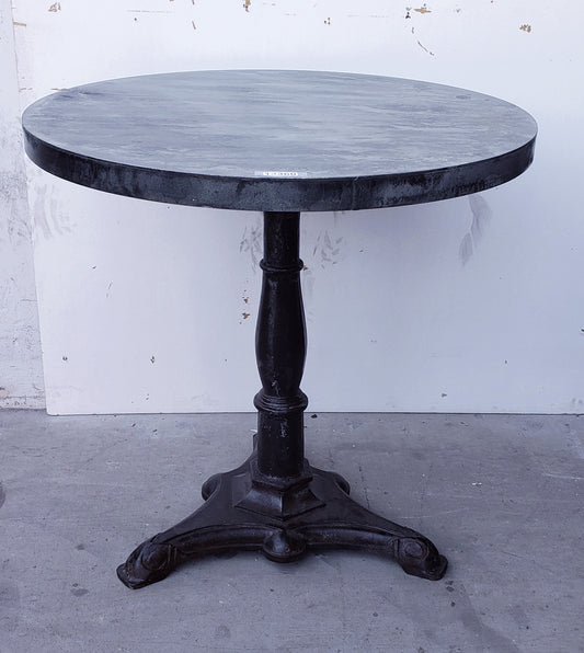 Round Metal Top Bistro Table