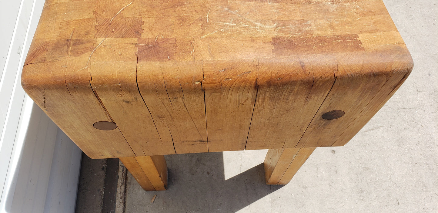 Antique Butcher Block
