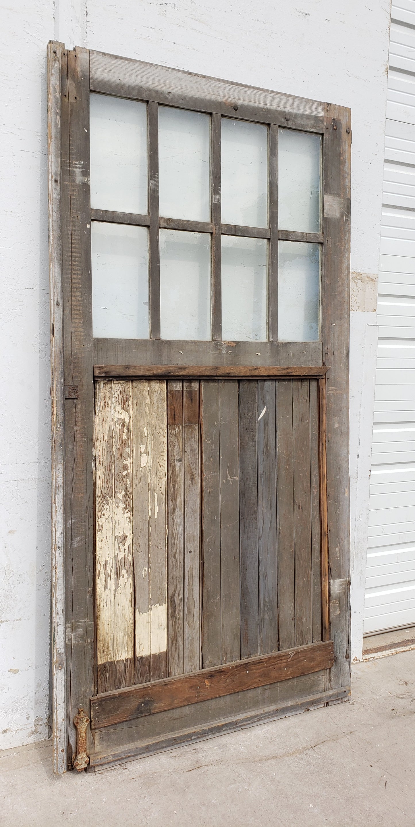 Single Barn/Carriage Door with "X" Bottom Panel
