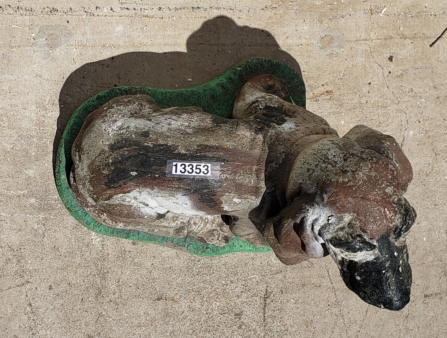 Concrete Basset Hound Statue