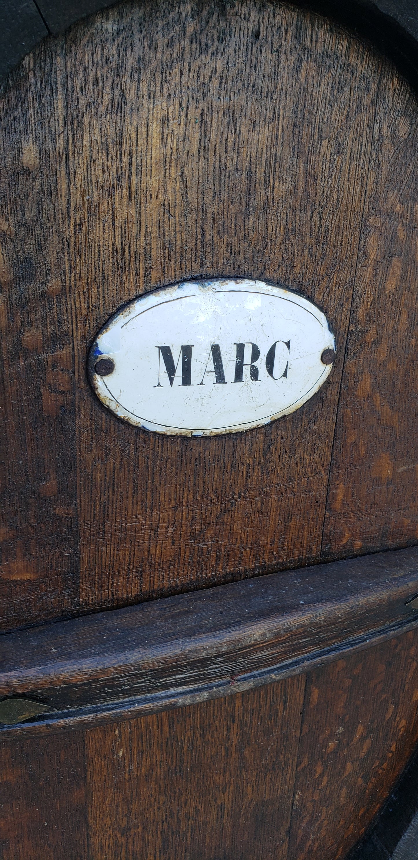 Small Wine Barrel with "Marc" Label