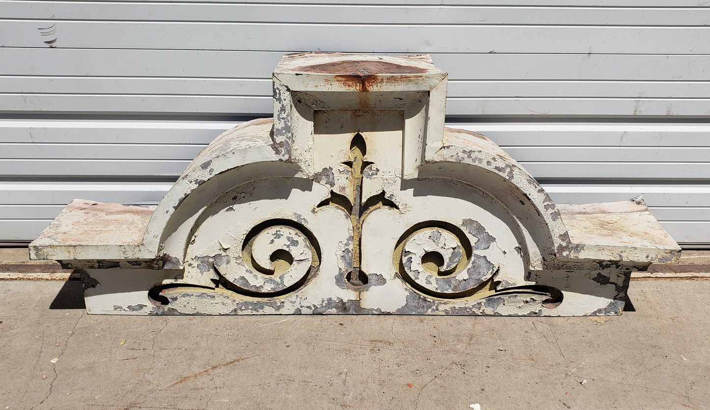 Antique Architectural Galvanized Tin Header (2 Styles)
